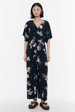 Mujer BIMBA Y LOLA Vestidos Y Monos<Mono Fluido Waves Antracita