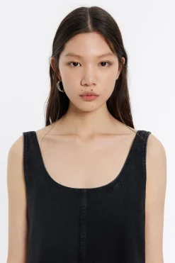 Mujer BIMBA Y LOLA Vestidos Y Monos<Mono Largo Denim Negro