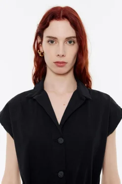 Mujer BIMBA Y LOLA Vestidos Y Monos<Mono Oversize Denim Negro