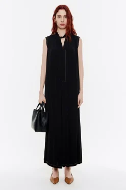 Mujer BIMBA Y LOLA Vestidos Y Monos<Mono Oversize Lazo Negro