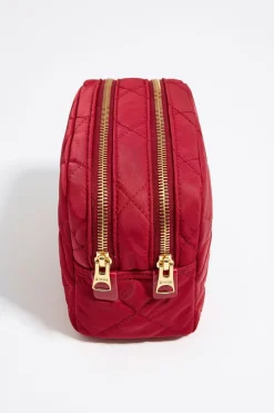 Mujer BIMBA Y LOLA Nylon<Neceser Doble Mediano Nylon Rojo Oscuro