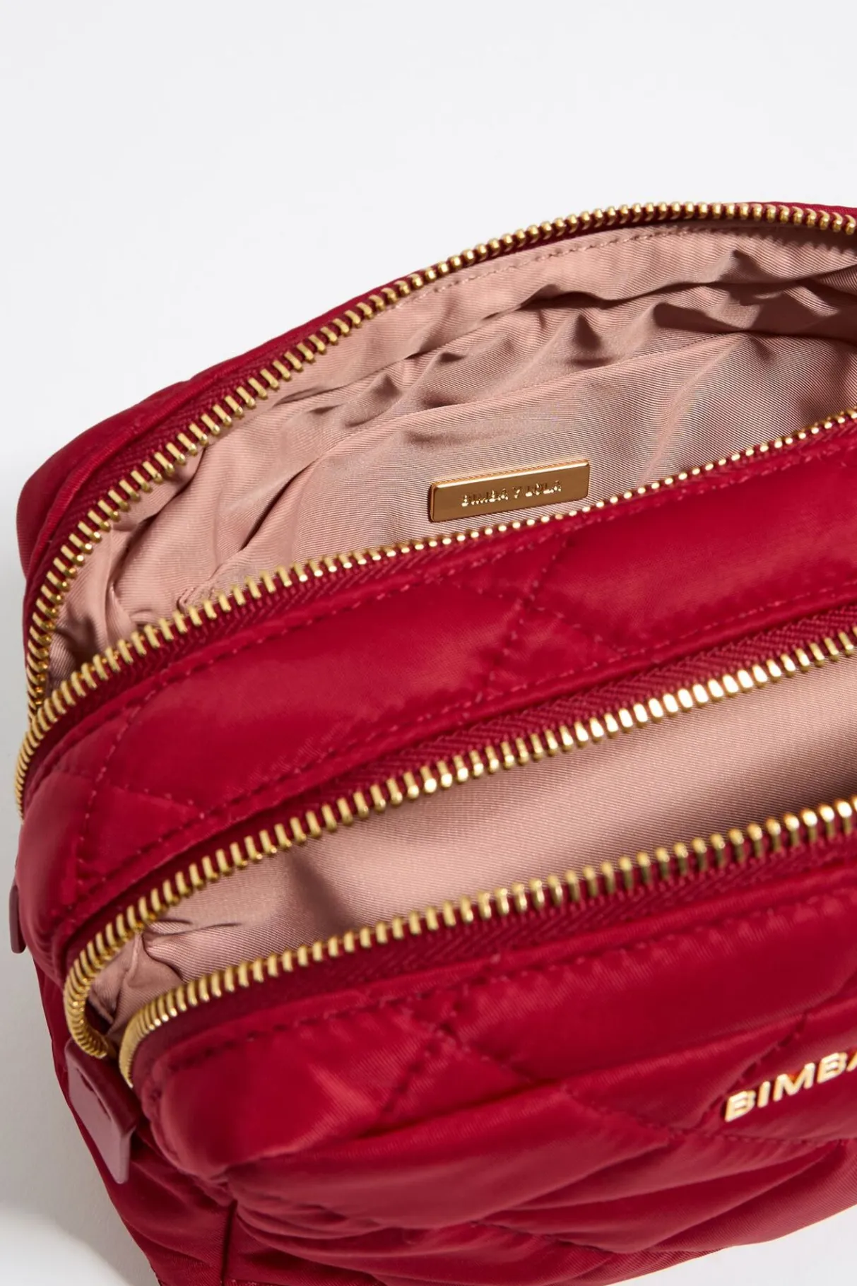 Mujer BIMBA Y LOLA Nylon<Neceser Doble Mediano Nylon Rojo Oscuro