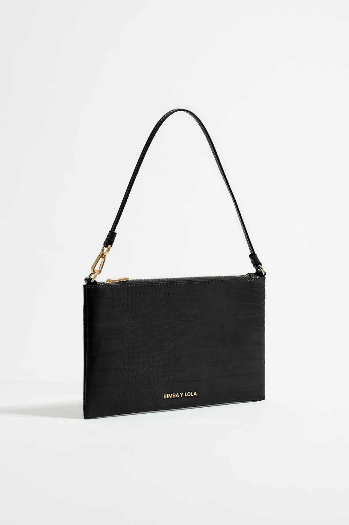 Mujer BIMBA Y LOLA Neceseres<Neceser Grabado Cocodrilo Negro