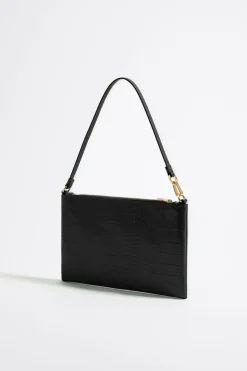 Mujer BIMBA Y LOLA Neceseres<Neceser Grabado Cocodrilo Negro