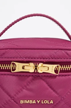 Mujer BIMBA Y LOLA Nylon<Neceser Maquillaje Pequeno Nylon Rosa Oscuro