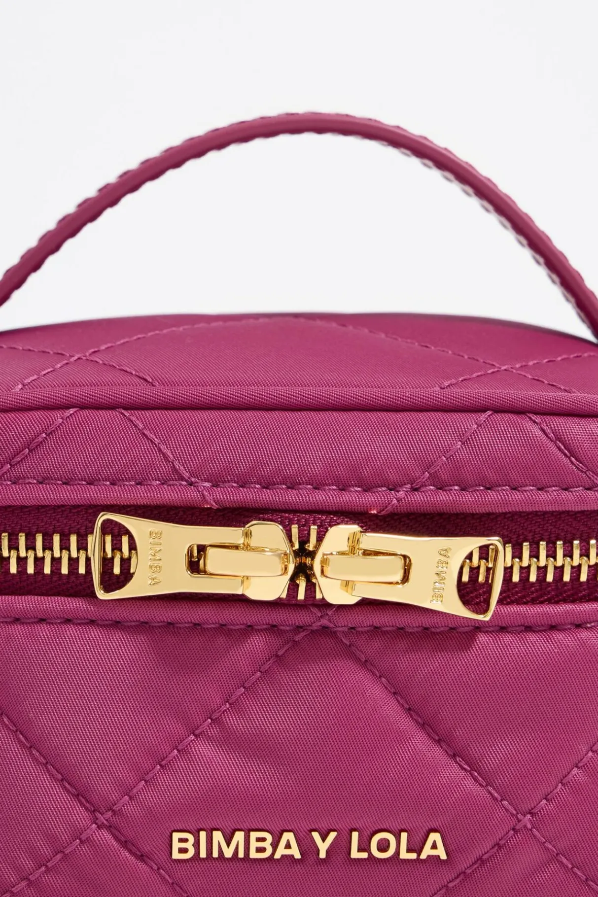 Mujer BIMBA Y LOLA Nylon<Neceser Maquillaje Pequeno Nylon Rosa Oscuro