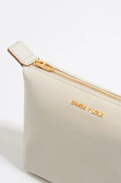 Mujer BIMBA Y LOLA Nylon<Neceser Trapecio Pequeno Nylon Piedra