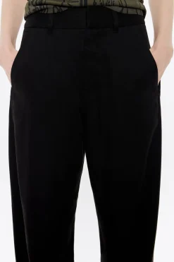 Mujer BIMBA Y LOLA Pantalones<Pantalon Barrel Lana Negro