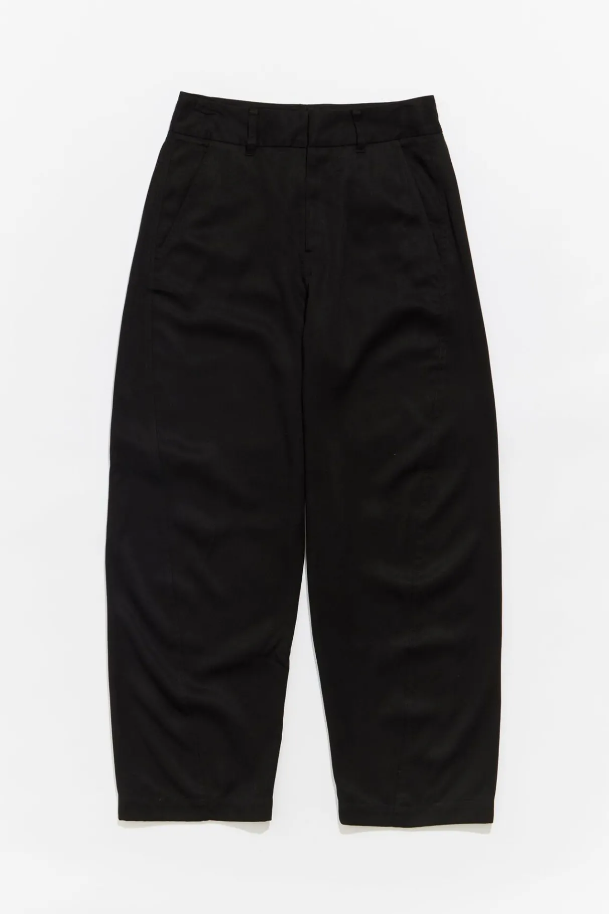 Mujer BIMBA Y LOLA Pantalones<Pantalon Barrel Lana Negro