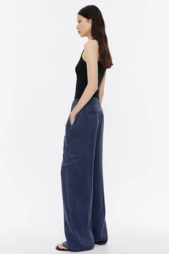 Mujer BIMBA Y LOLA Pantalones<Pantalon Carrot Azul Lavado