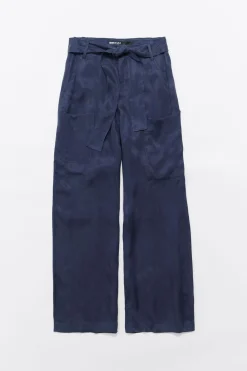 Mujer BIMBA Y LOLA Pantalones<Pantalon Carrot Azul Lavado
