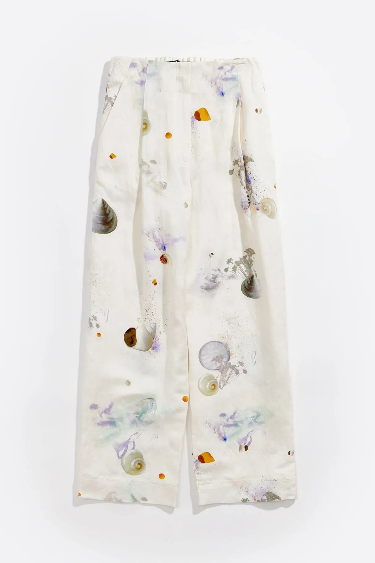 Mujer BIMBA Y LOLA Pantalones<Pantalon Carrot Lino Waves Marfil