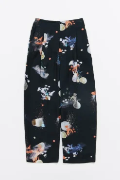 Mujer BIMBA Y LOLA Pantalones<Pantalon Carrot Lino Waves Antracita