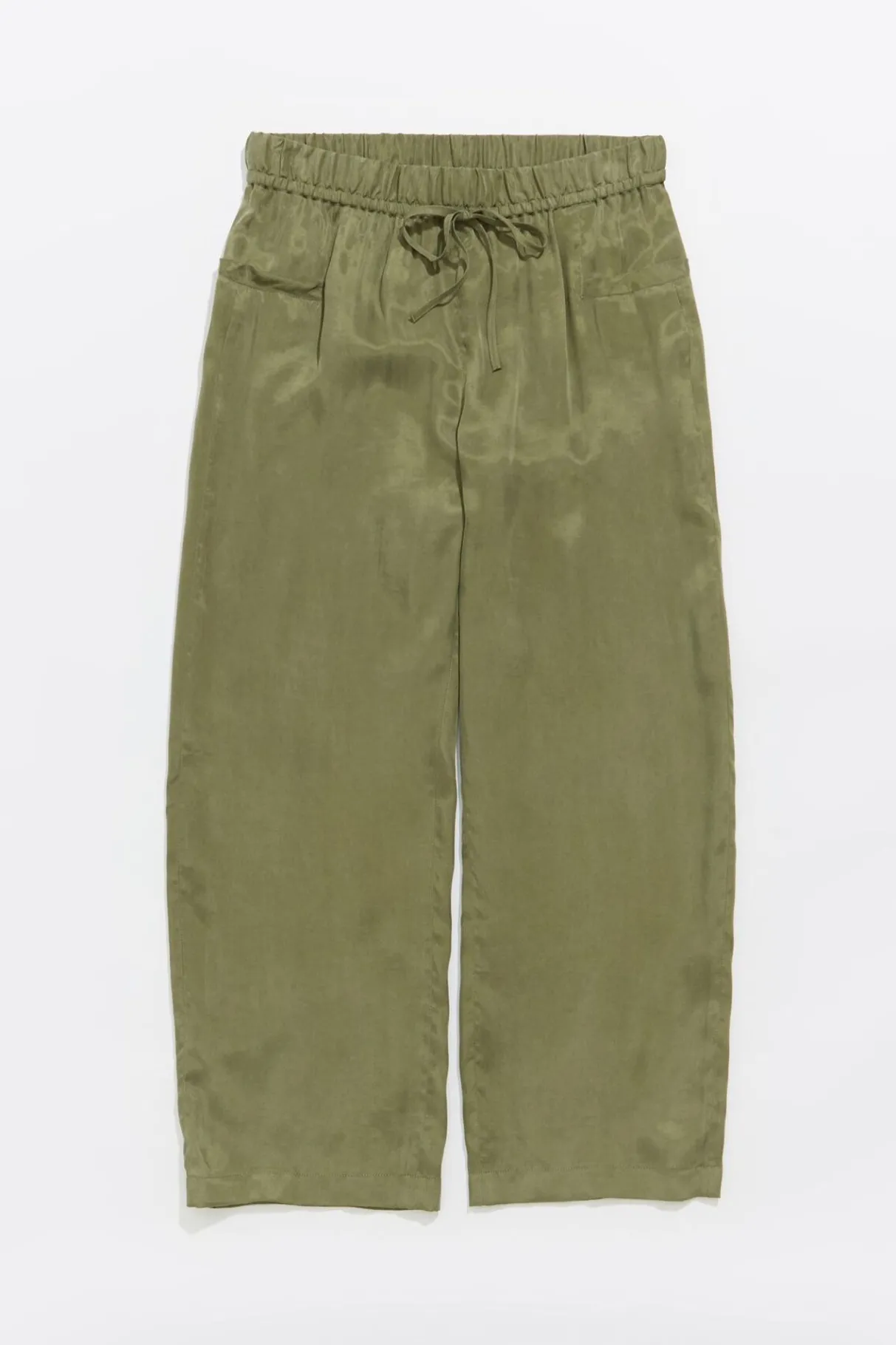 Mujer BIMBA Y LOLA Pantalones<Pantalon Jogger Tobillero Caqui Lavado