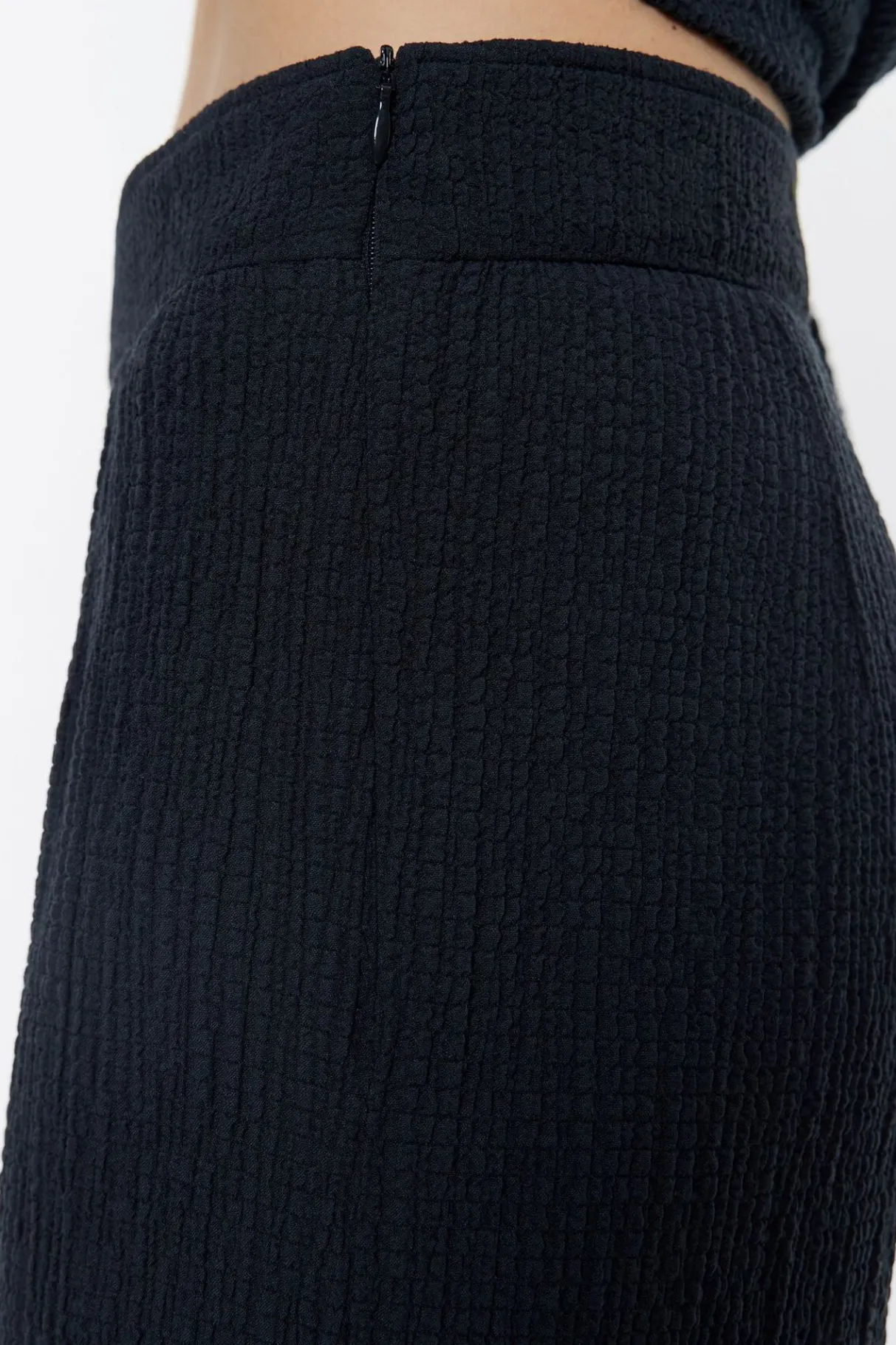 Mujer BIMBA Y LOLA Total Look<Pantalon Recto Desflecado Antracita