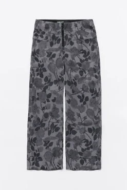 Mujer BIMBA Y LOLA Total Look<Pantalon Recto Fluido Canary Camo Caqui