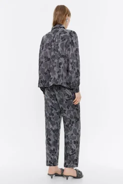 Mujer BIMBA Y LOLA Pantalones<Pantalon Recto Fluido Canary Camo Caqui