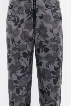 Mujer BIMBA Y LOLA Pantalones<Pantalon Recto Fluido Canary Camo Caqui
