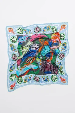 Mujer BIMBA Y LOLA Pañuelos<Panuelo Bodegon Marco Caracolas Antracita