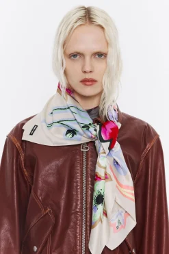 Mujer BIMBA Y LOLA Pañuelos<Panuelo Flores Blanco