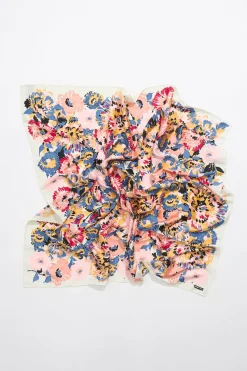 Mujer BIMBA Y LOLA Pañuelos<Panuelo Flores Rotulador Coral