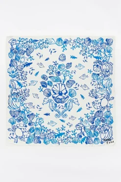 Mujer BIMBA Y LOLA Pañuelos<Panuelo Fondo Del Mar Azul