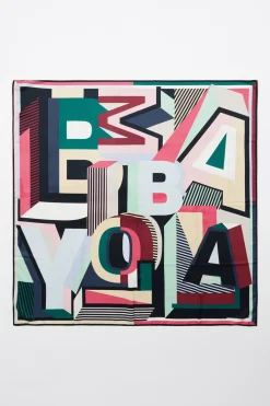 Mujer BIMBA Y LOLA Pañuelos<Panuelo Logo Geometrico 3D Multicolor