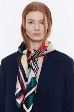 Mujer BIMBA Y LOLA Pañuelos<Panuelo Logo Geometrico 3D Multicolor