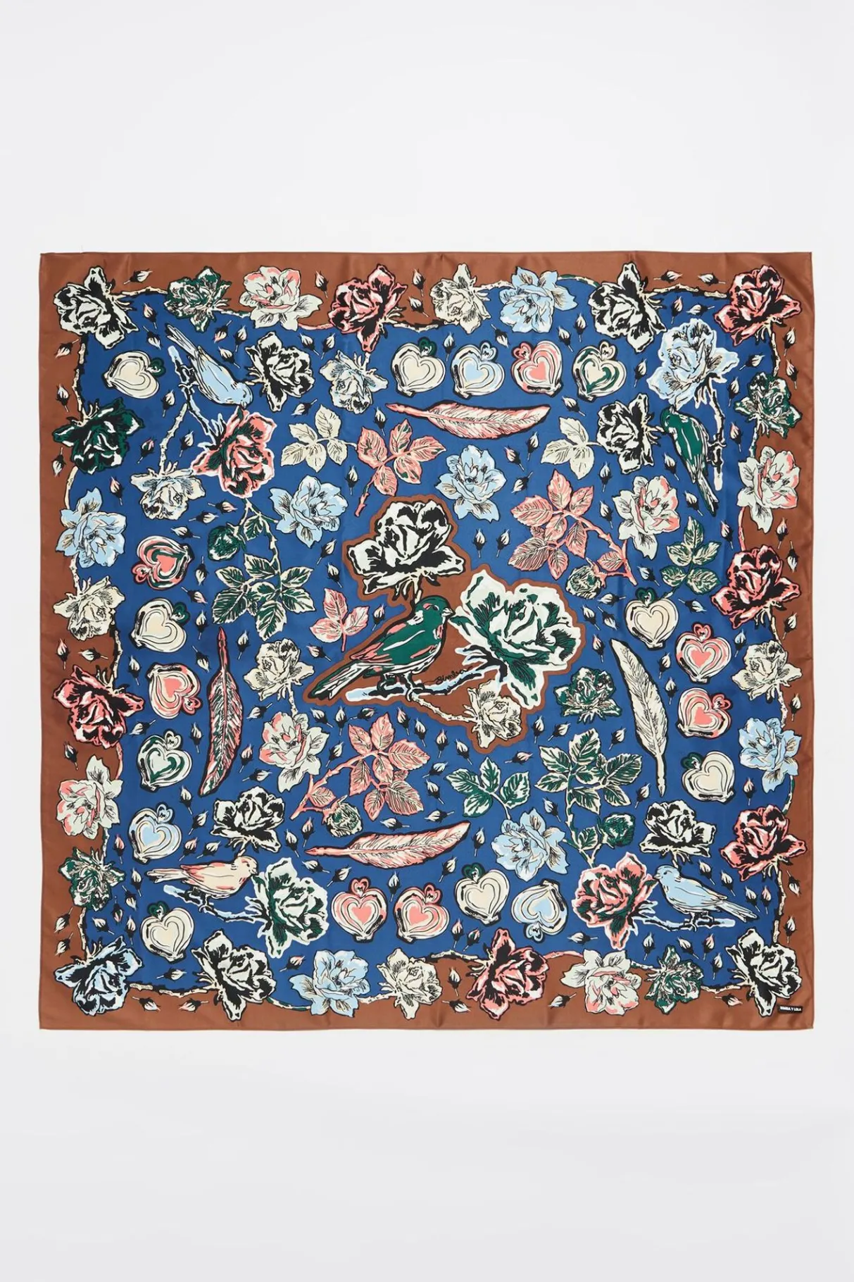 Mujer BIMBA Y LOLA Pañuelos<Panuelo Pajaros Azul Marino