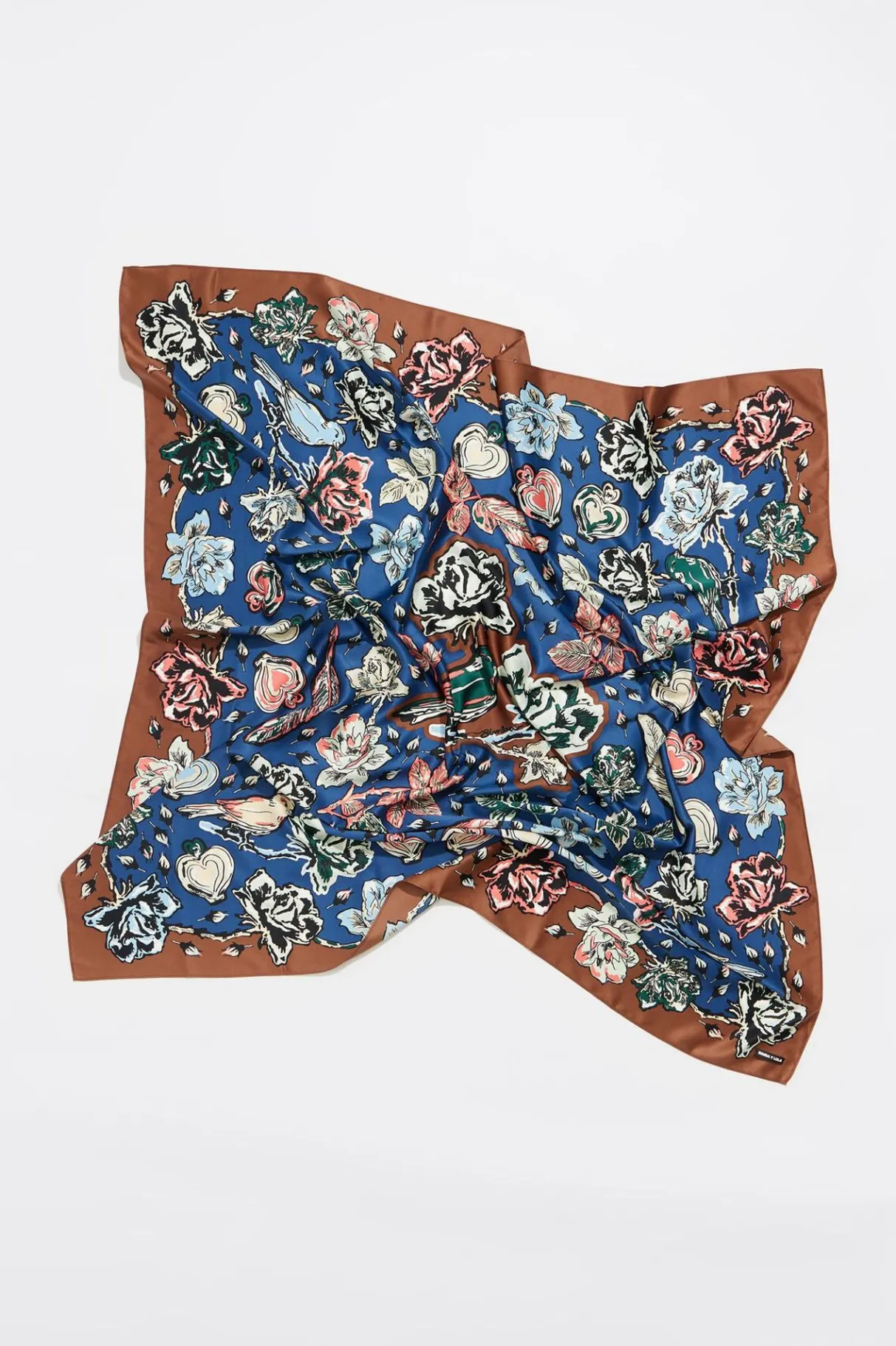 Mujer BIMBA Y LOLA Pañuelos<Panuelo Pajaros Azul Marino