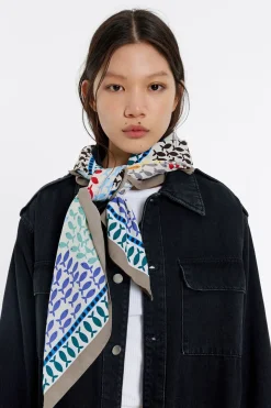 Mujer BIMBA Y LOLA Pañuelos<Panuelo Peces Beige