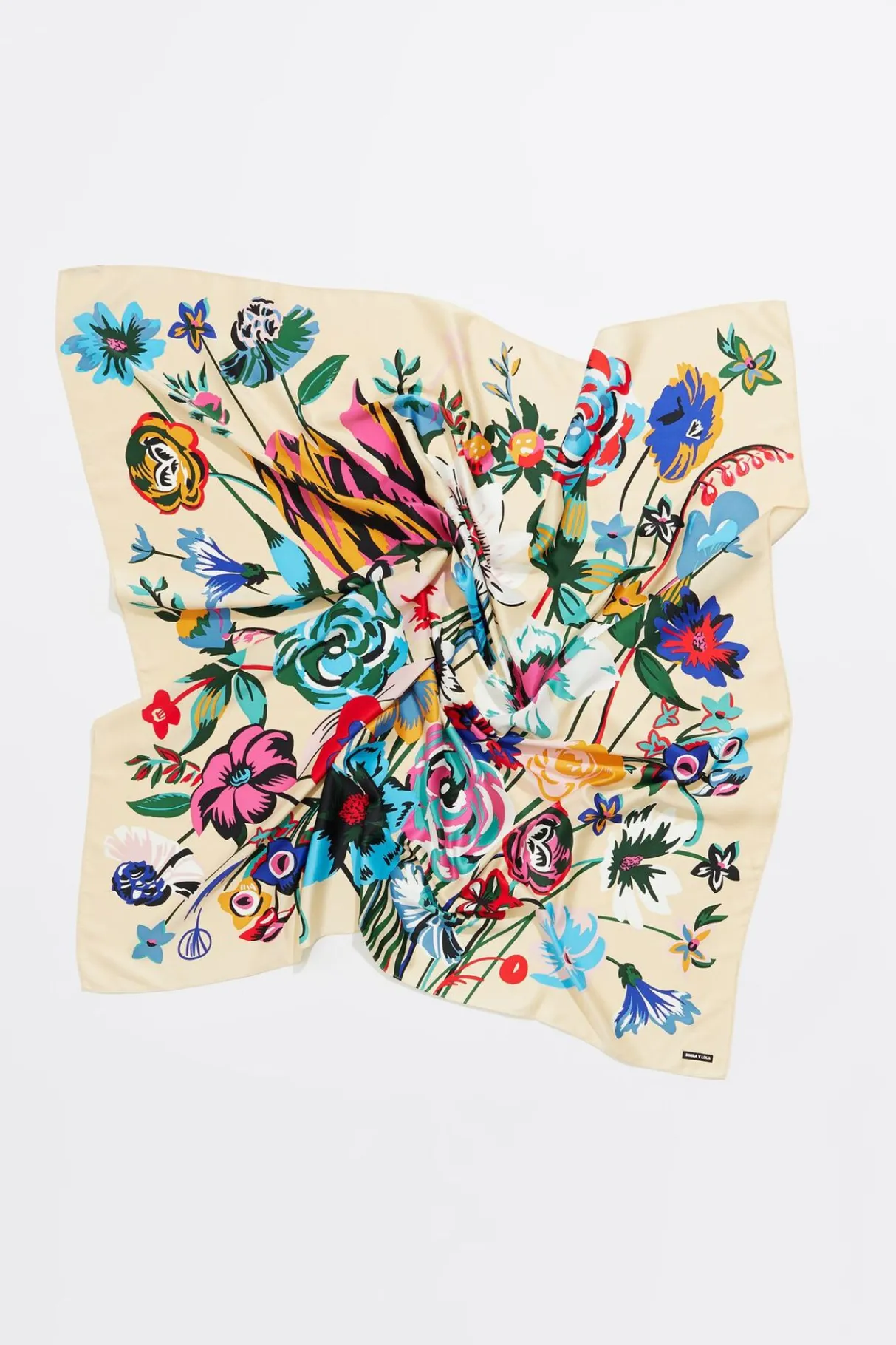 Mujer BIMBA Y LOLA Pañuelos<Panuelo Ramo De Flores Vainilla