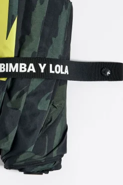 Mujer BIMBA Y LOLA Paraguas<Paraguas Print Tiger Liquid Verde