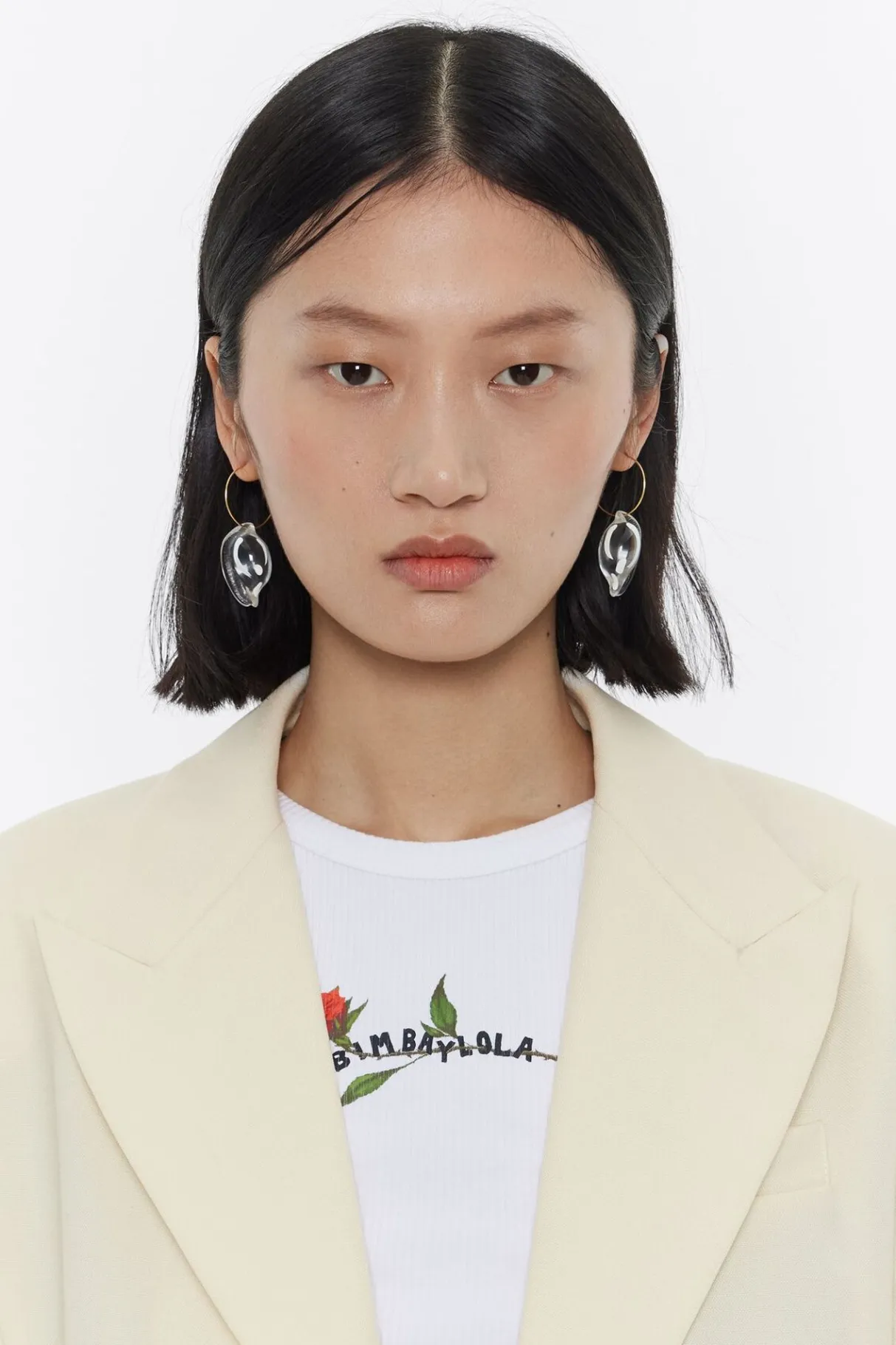 Mujer BIMBA Y LOLA Pendientes<Pendientes Aro Caracolas Transparentes