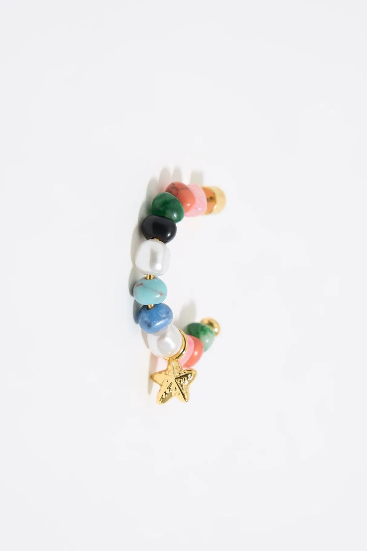 Mujer BIMBA Y LOLA Pendientes<Pendientes Aro Caracolas, Perlas Y Piedras Multicolores