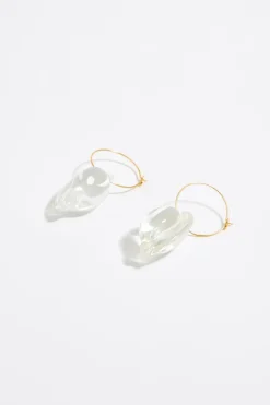 Mujer BIMBA Y LOLA Pendientes<Pendientes Aro Caracolas Transparentes