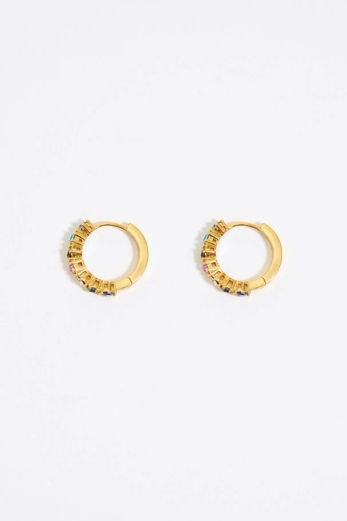 Mujer BIMBA Y LOLA Pendientes<Pendientes Aro Cristales Multicolores