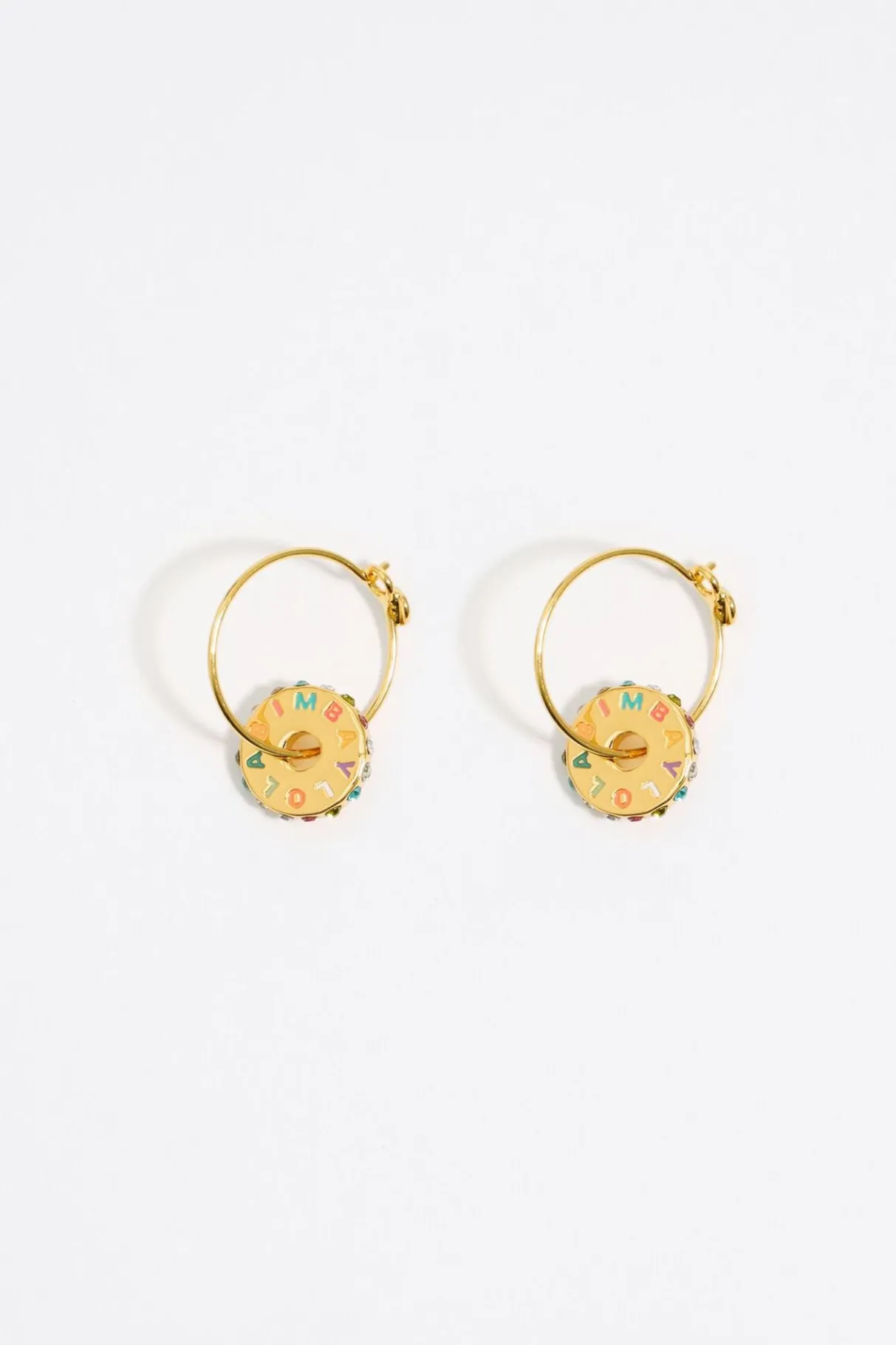 Mujer BIMBA Y LOLA Pendientes<Pendientes Aro Cristales Multicolores