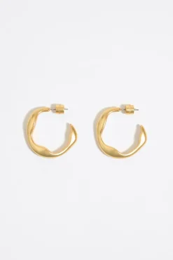 Mujer BIMBA Y LOLA Pendientes<Pendientes Aro Dorado Mate