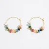 Mujer BIMBA Y LOLA Pendientes<Pendientes Aro Grande Piedras Multicolor