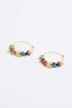 Mujer BIMBA Y LOLA Pendientes<Pendientes Aro Grande Piedras Multicolor