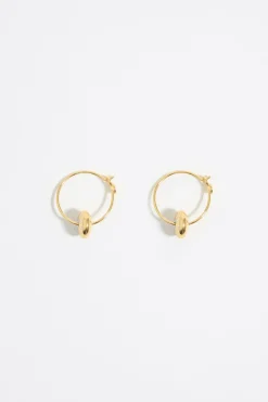 Mujer BIMBA Y LOLA Pendientes<Pendientes Aro Logo Candy Corazon Marfil