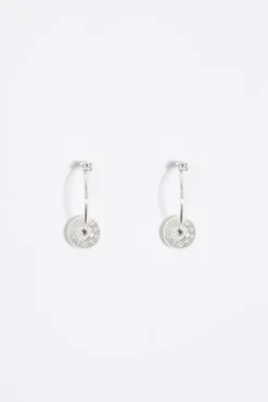 Mujer BIMBA Y LOLA Pendientes<Pendientes Aro Logo Candy Corazon Plata
