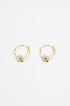 Mujer BIMBA Y LOLA Pendientes<Pendientes Aro Logo Candy Corazon Negro