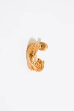 Mujer BIMBA Y LOLA Pendientes<Pendientes Aro Mini Dorado Mate