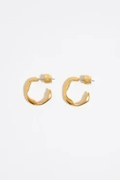 Mujer BIMBA Y LOLA Pendientes<Pendientes Aro Mini Dorado Mate