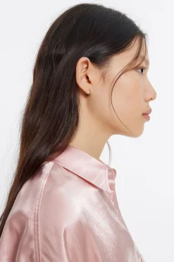 Mujer BIMBA Y LOLA Pendientes<Pendientes Aro Mini Plateado Cristales Multicolor