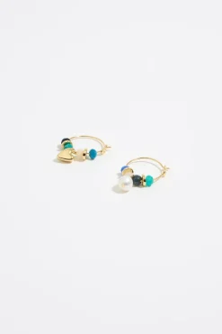 Mujer BIMBA Y LOLA Pendientes<Pendientes Aro Piedras Azules