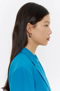 Mujer BIMBA Y LOLA Pendientes<Pendientes Aro Piedras Negras