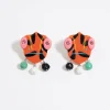 Mujer BIMBA Y LOLA Pendientes<Pendientes Camaleones Resina Multicolor